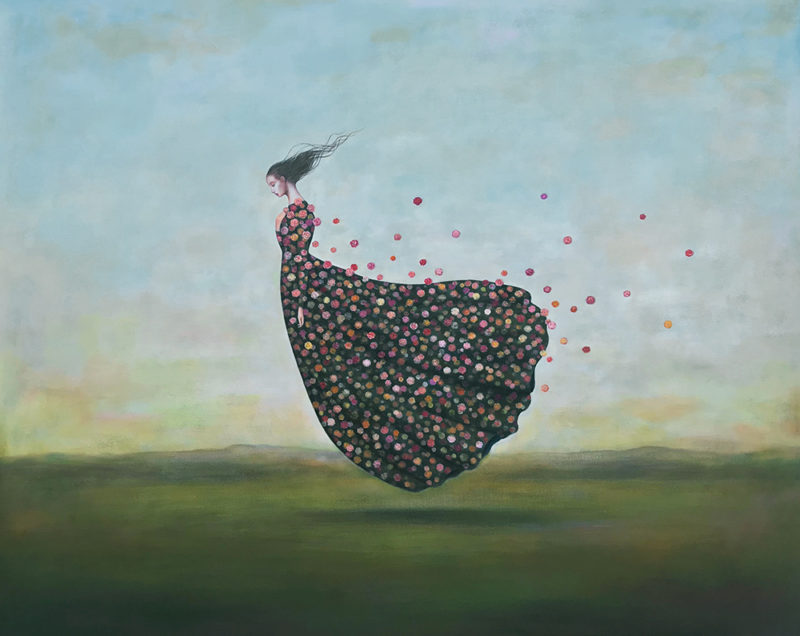 Duy Huynh painting - All Roses