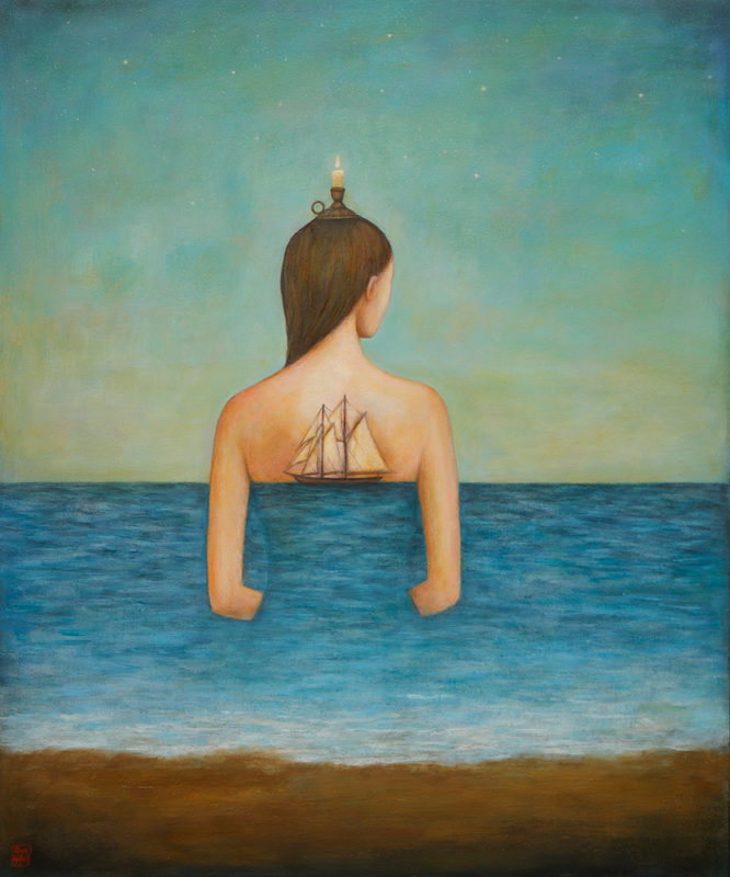 Duy Huynh painting - Call of the Coast