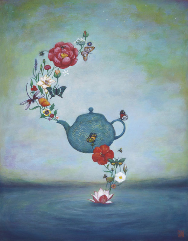 Duy Huynh painting - CapaciTea for Kindness