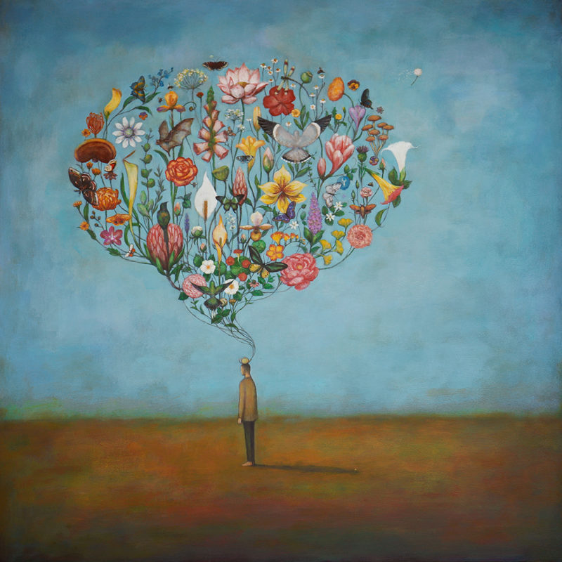 Duy Huynh painting - EquanimiTea Garden