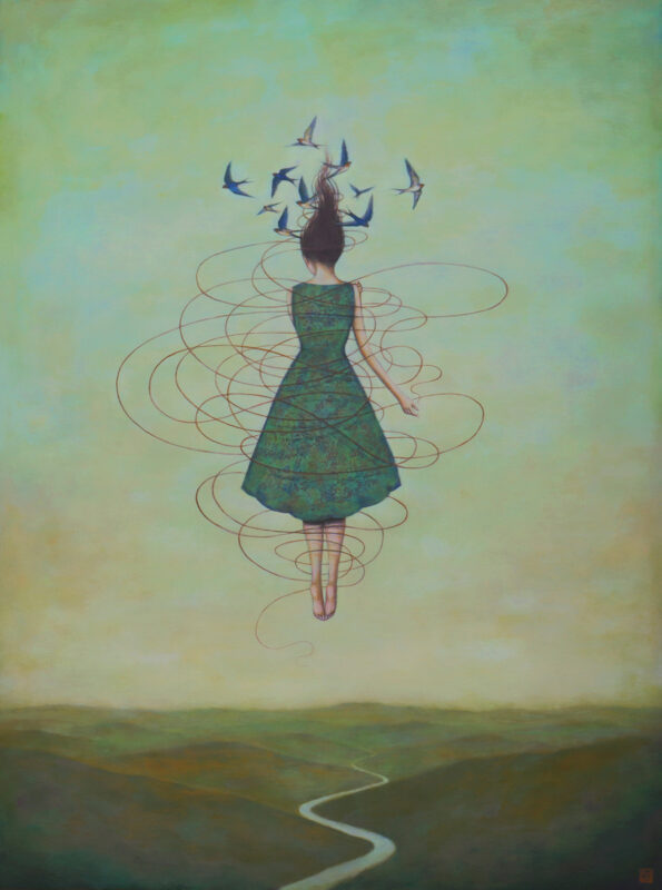 Duy Huynh painting - Nesting In Dreams.