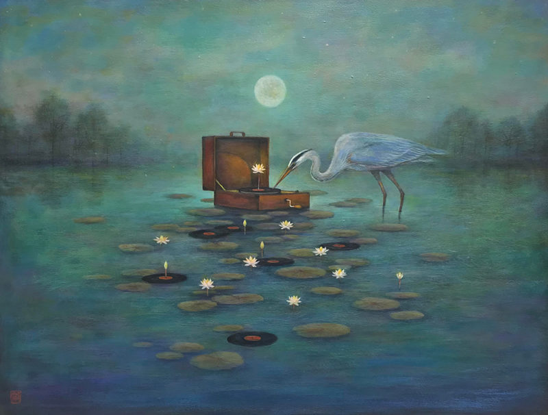 Duy Huynh painting - Nocturntable