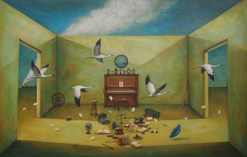 Duy Huynh painting - Room for Improvement with Open Concept