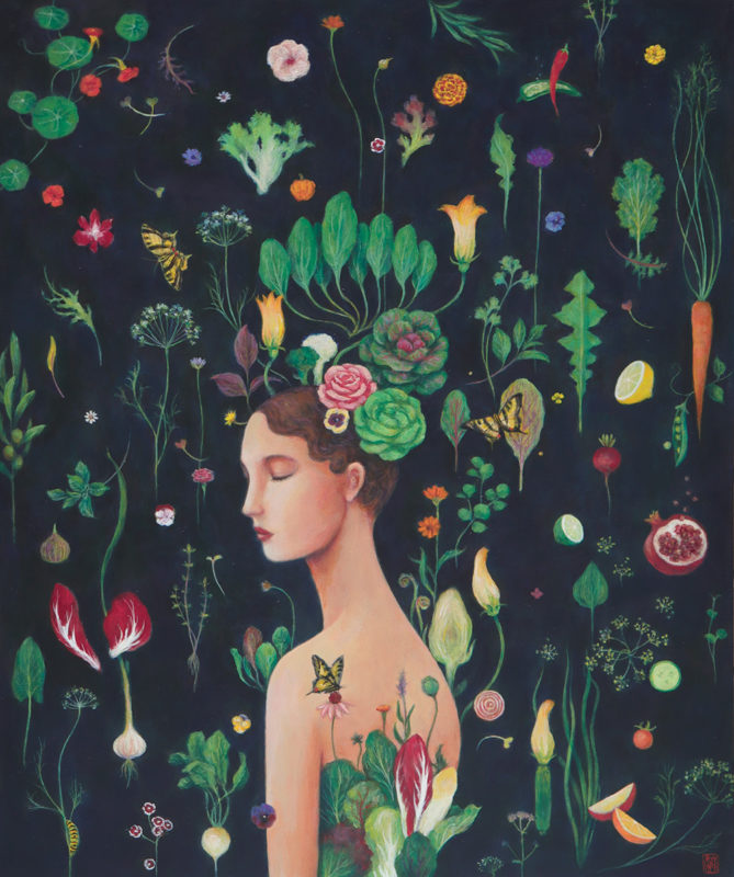 Duy Huynh "Salad Days' painting