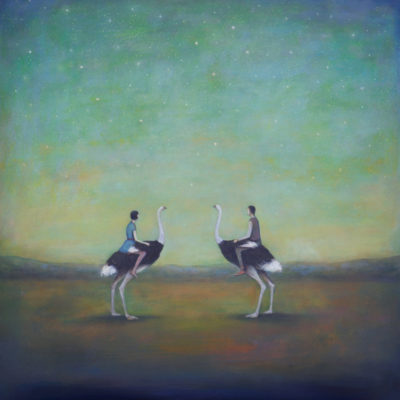 Duy Huynh painting - Stargazers