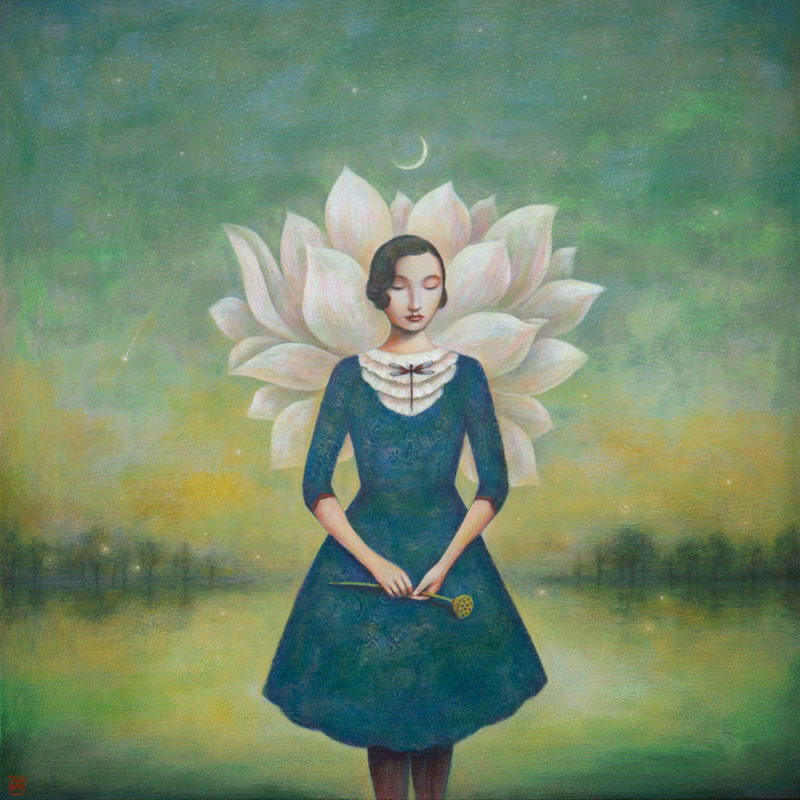 Duy Huynh painting - River of Light