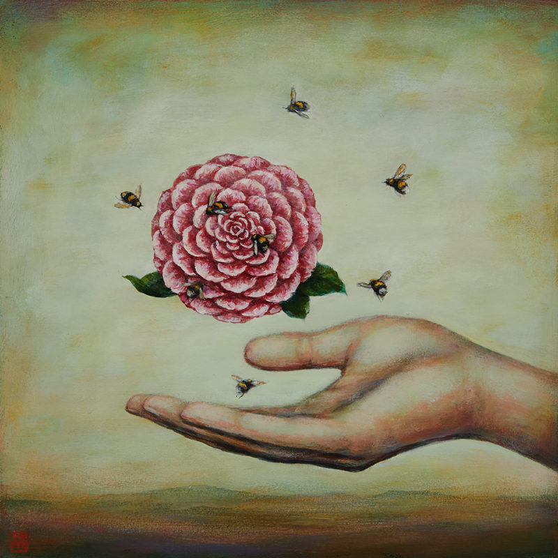 Duy Huynh painting - Beeyond Grateful