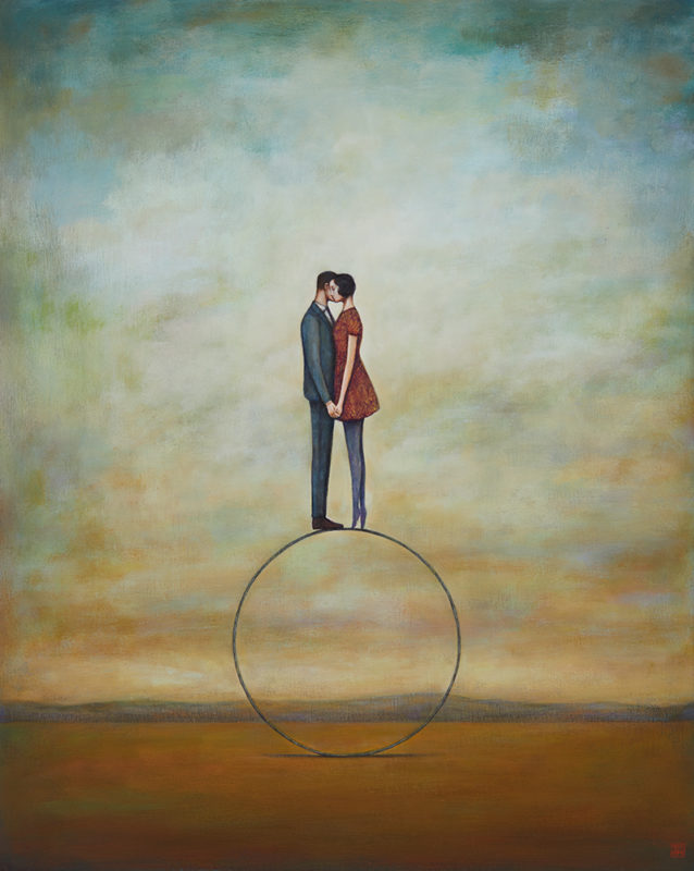 Duy Huynh painting - In Tandem