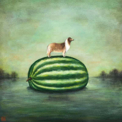 Duy Huynh painting - Meloncollie