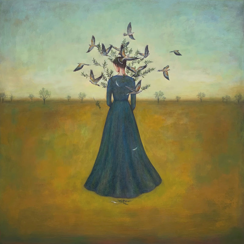 Duy Huynh painting - Olive Branches Out