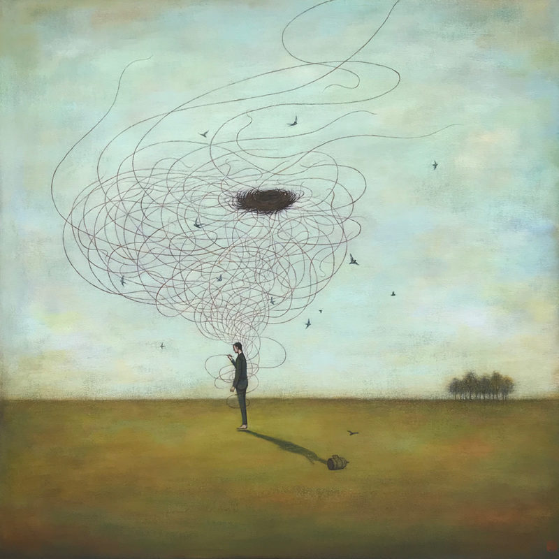 Duy Huynh painting - Shifting ConsciousNest