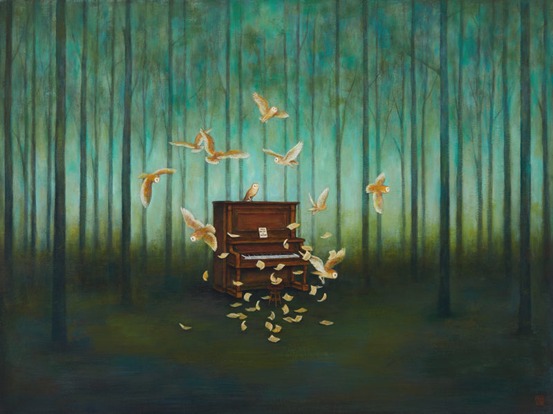 Duy Huynh painting - Wisdom Keepers