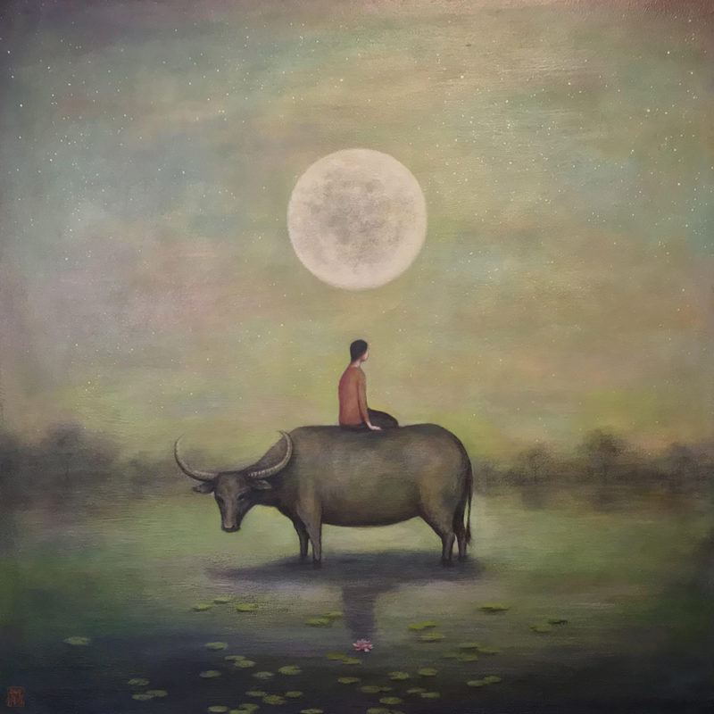 Duy Huynh painting - Year of the Ox