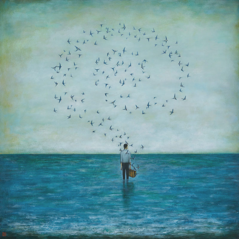 Duy Huynh painting - Forever the Wayfarer